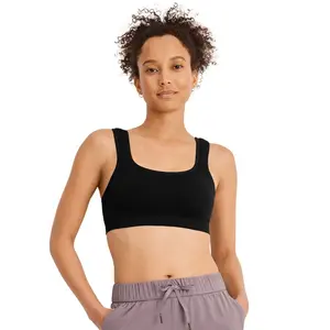 Jockey Women's Seamfree High Impact Sports Bra M Black