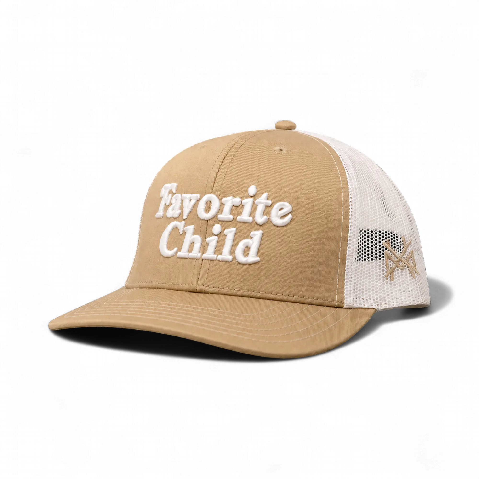 Trucker Khaki/ White