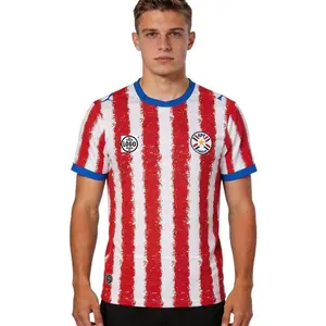 Personalized Paraguay Soccer Jersey Full Set World Cup 2026, Custom Name Number Logo National Soccer Jersey B
