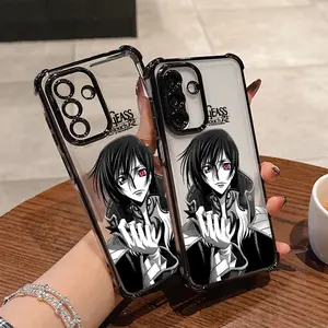 Anime C-Code G-Geass Phone Case Suitable for Xiaomi 15T 14T 13T Pro 5G Poco F8 F7 M7 X7 X6 Redmi Note 15 15C 14 13 12 12s 11 10 9 9s 9C 9A 10C 12C 14C 13C A5 A3 A1 K50 K40 Pro Plus Ultra 4G 5G Anti Fall Transparent Soft Back Cover