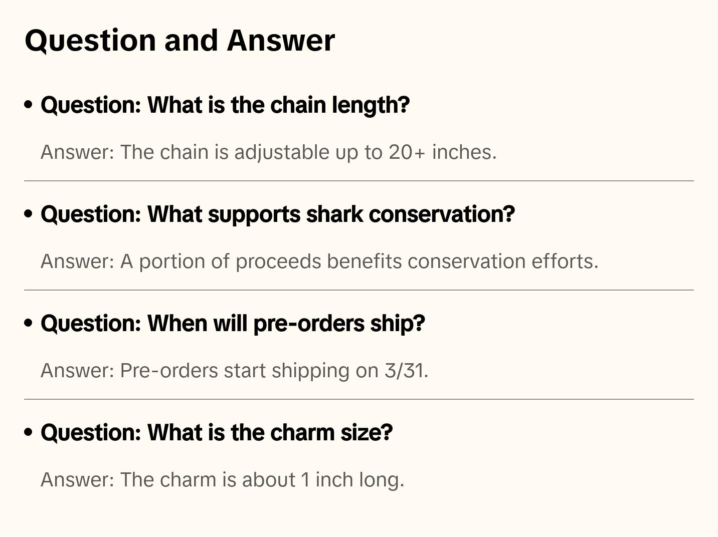 Great White Shark Necklace – Ocean-Inspired Jewelry, Durable Stainless Steel Pendant | Cape Clasp Great White Shark Necklace – Ocean-Inspired Jewelry, Durable Stainless Steel Pendant | Cape Clasp