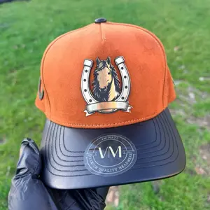 Hat Herradura gold logo SnapBack cap