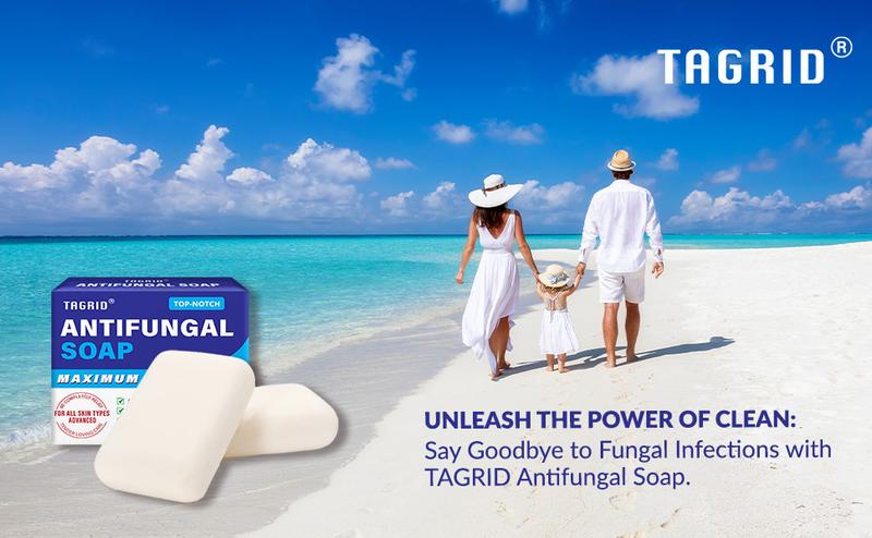 TAGRID Antifungal Soap with Tea Tree Oil – Fine Oatmeal Powder Body Bar for Deep Yet Gentle Cleansing – Body Wash for Jock Itch, Ringworm & Itchy Skin – Soothing Relief, Skin Balance & Herbal Cleanser (2 Bars)