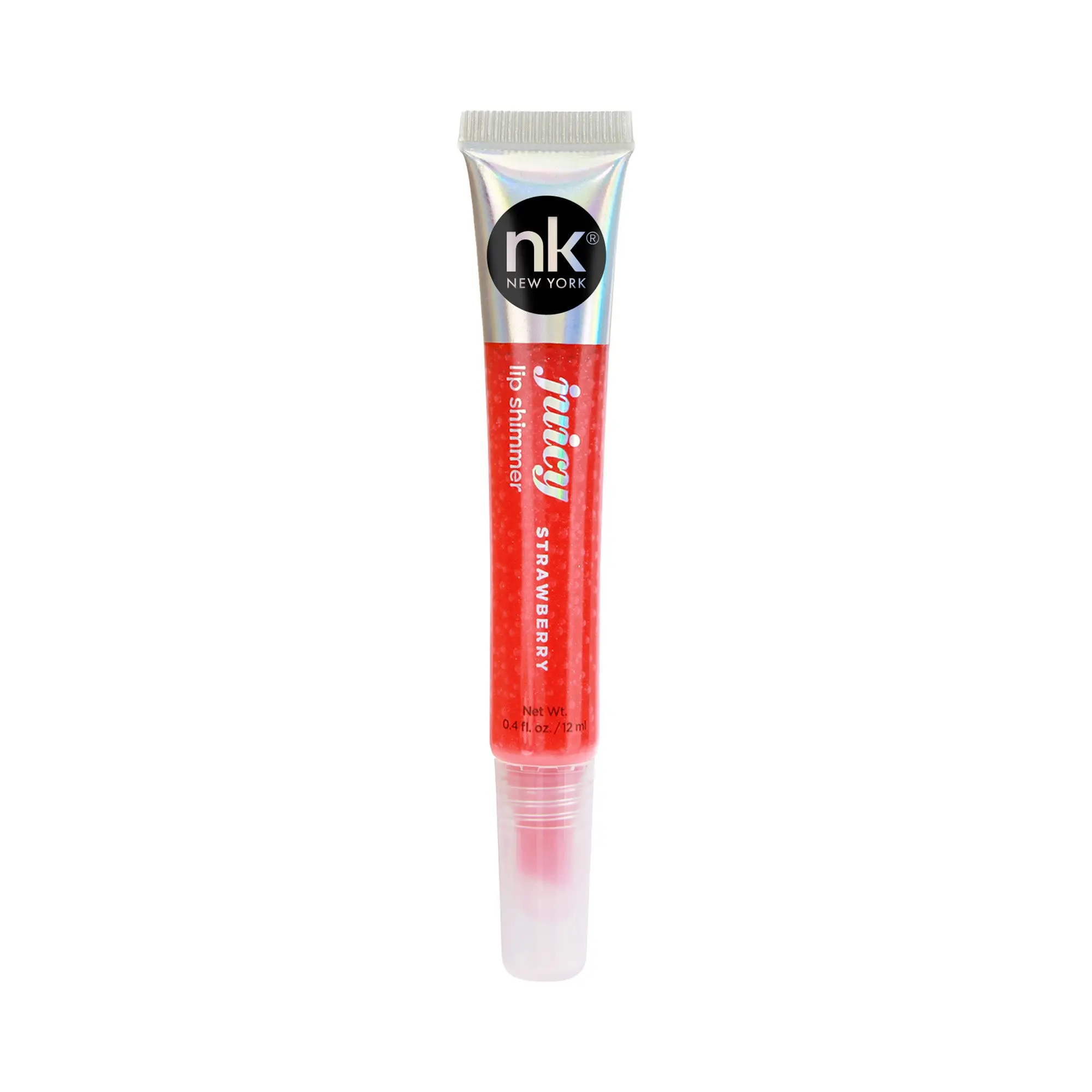 NK Juicy Lip Shimmer Gloss Lipgloss - Iridescent Pigments for High-Impact Shine & Brilliant Sparkle - 0.4 fl oz/12 ml - Makeup & Cosmetic