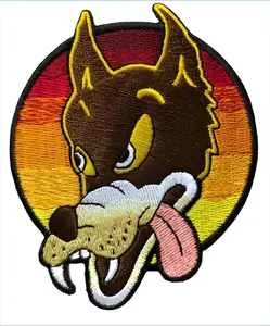Jerry Garcia - Wolf Guitar Embroidered Patch
