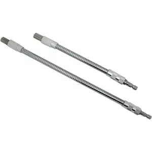 2 count Flexible Extension Drill Bit Holder Flex Shaft Impact Driver for Hand Ratchet  Bits Quick Change  1/4 Hex Shank