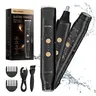 Akunbem Dual-Head Wireless Hair Trimmer - Cordless Charging Trimmer, Rechargeable All-Skin-Types Groomer, Waterproof Nose Razor, Replaceable Ceramic Blades Wet/Dry Device, Guys Christmas Gift for Husband & Men’s Gift Ideas