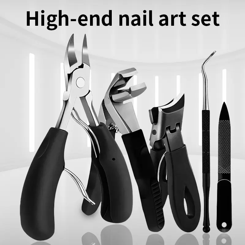 Stainless Steel Nail Tool Set - Complete Manicure & Pedicure Kit with Nail Clippers, File & Nippers for Salon & Home Use Cutics Foot Callus Remover, Nail Care, Pedicure At Home