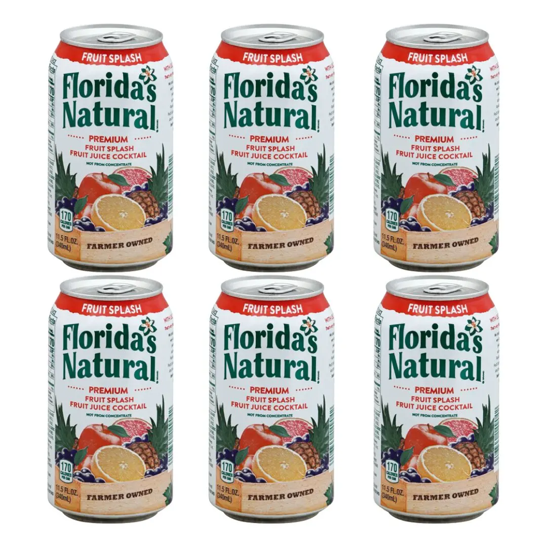 Florida’s Natural Fruit Splash, 11.5 Ounce (Pack of 6) Beverage Juice