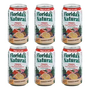 Florida’s Natural Fruit Splash, 11.5 Ounce (Pack of 6) Beverage Juice