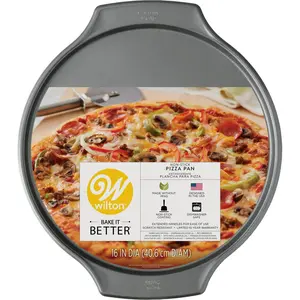 Wilton Bake It Better Large Pizza Pan Steel Non-Stick 16-Inch