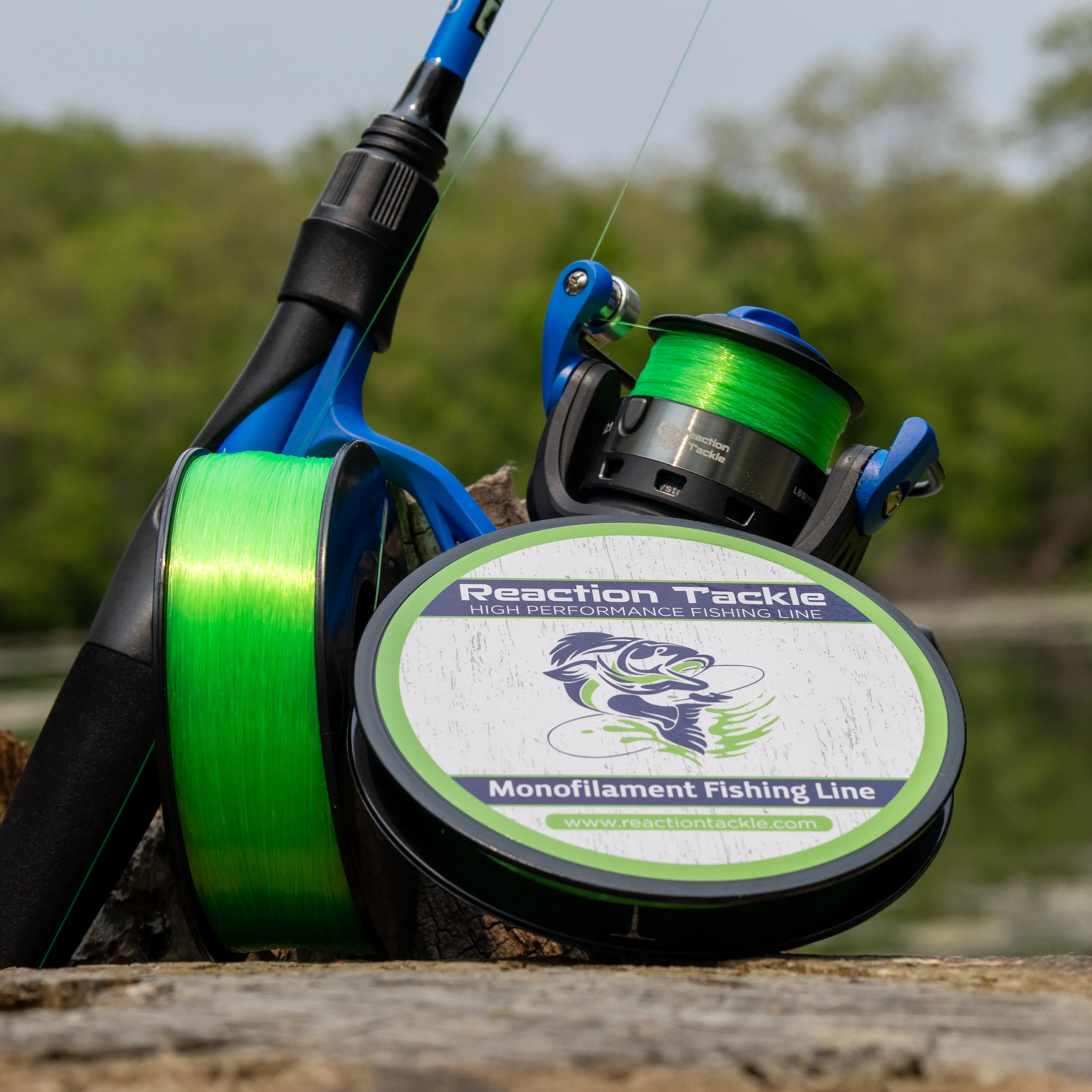 Reaction Tackle Nylon Monofilament Fishing Line - High Strength & Low Memory (4lb to 100lb) - Hi Vis UV Reactive - Saltwater and Freshwater - TikTok Shop Reaction Tackle Nylon Monofilament Fishing Line - High Strength & Low Memory (4lb to 100lb) - Hi Vis UV Reactive - Saltwater and Freshwater - TikTok Shop