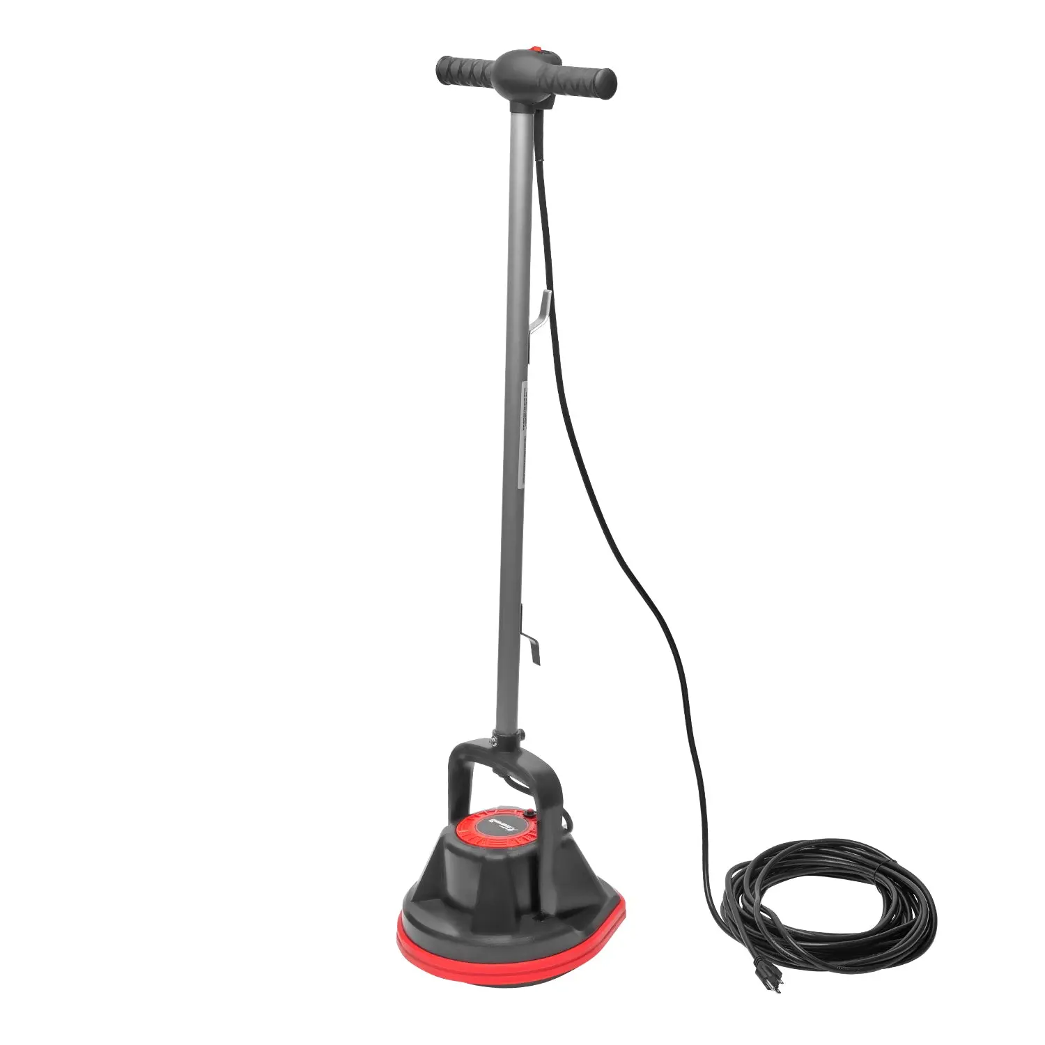 XtremepowerUS 10-in Heavy-Duty Handheld Floor Polisher Cleaner Machine, 110V 380W Power Commercial Grade AC-Powered Appliance, Multi-Surface Multi-Purpose, 39-ft Long Cord, Attachment Compatible, 45.2x10.7x7.3in