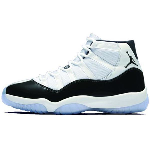 Men's Air Jordan 11 Retro 'Concord' 2018 Casual High-Top Lace-Up Logo Trainers