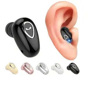 Mini Invisible Earphones Bluetooth 5.0 Wireless Headphones Hands Free Sports In-Ear Earbuds HiFi Music Gaming Headset with Mic