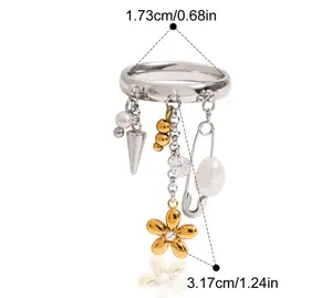 Silver Dangling Ring Silver Dangling Ring