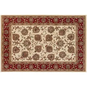 Oriental Weavers Ariana 117J3 5x8 Rectangle - Ivory/ Red-Polypropylene