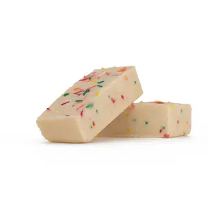 Uncle Butch's Birthday Cake Fudge - Delicious Vanilla Cake Batter & Funfetti Rainbow Sprinkles - Made with Real Butter - Delicious Candy Treat for Dessert or Snack - Gift for Mom, Dad, Grads - Party and Shower Favors - Ships Fresh Daily - 16, 24 or 32oz