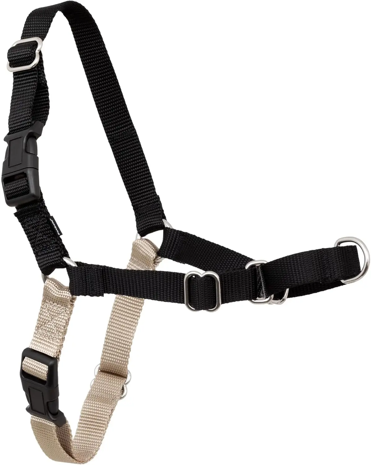Easy Walk No-Pull Dog Harness - Ultimate Harness to Help Stop Pulling - Pull-Free Walks - Take Control & Teach Better Leash Manners - Patented Martingale Loop Design - Black, Large