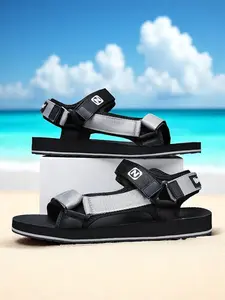 Unisex Outdoor Sports Sandals, Breathable Comfortable Cross Design Sandals, Non-slip Wear-resistant Sandals for Beach, Pool, Hiking, Trekking Sandals