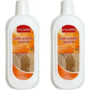 Solution for Multiple Hard Floors - 34 fl oz Cleaner, For All Vacuums with Mopping and Wet/Dry Vacuum Mops, Deep for Tile, Wooden, Laminate (Orange)