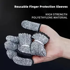 40Pcs/20Pcs/10Pcs (2.36in*1in) Finger Guards, Finger Sleeves, Reusable, Durable & Wear-Resistant, Suitable for Carving, Sewing, Pet-Related Tasks, DIY Crafts, Kitchen Work Scenarios