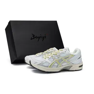 ASICS Gel-1130 Custom Sneakers Low-Top Running Shoes for Men and Women with Cushioning, Durability, and Water Resistance Trending Shoes, House White Official Shoes to Get / Maison Mihara