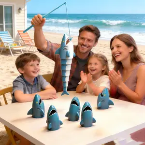 Fishing Master Game Set, Interactive Party Toy, Expandable Fish Design, Enhances Hand-Eye Coordination, Promotes Brain Development