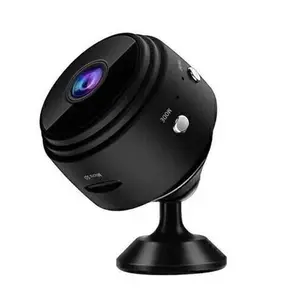 Wireless Mini WiFi Security Camera - 1080P, 150° Wide Angle, Built-in Magnetic Mount & AP Hotspot, Remote & Local Recording, Ideal for Home Surveillance