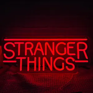 Stranger Things Neon Lights USB Plug-In Dimmable Game Room Ambiance Lamp, Holiday Gift Creative Idea, Model Xinghao