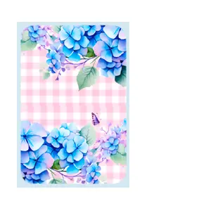 Blue Hydrangea Dreams! 2" x 3" Magnet for Office, Locker, Refrigerator, Vision Board (1560-M)