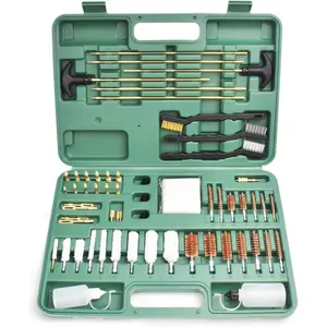 THE WELL KEPT Universal Cleaning Kit for All Guns - Brushes for Pistol, Handgun, Shotgun, Rifle - Elite Brass Rods and Accessories for Men