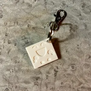 Marshmallow Mom 3D Printed Keychain PLA Plastic