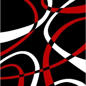 Sam's Rugs Ultra Soft Area Rug - Modern Abstract Design for Indoor Living Room & Bedroom - Stain Resistant, Easy to Clean