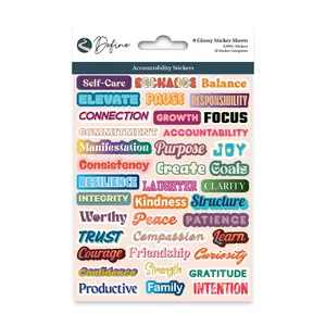 Accountability Sticker Sheets for Habits, Routines, and Daily Progress