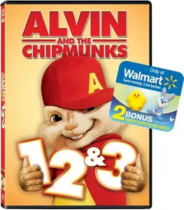 Alvin and the Chipmunks 1, 2 & 3  [DVD Video Disc] Widescreen