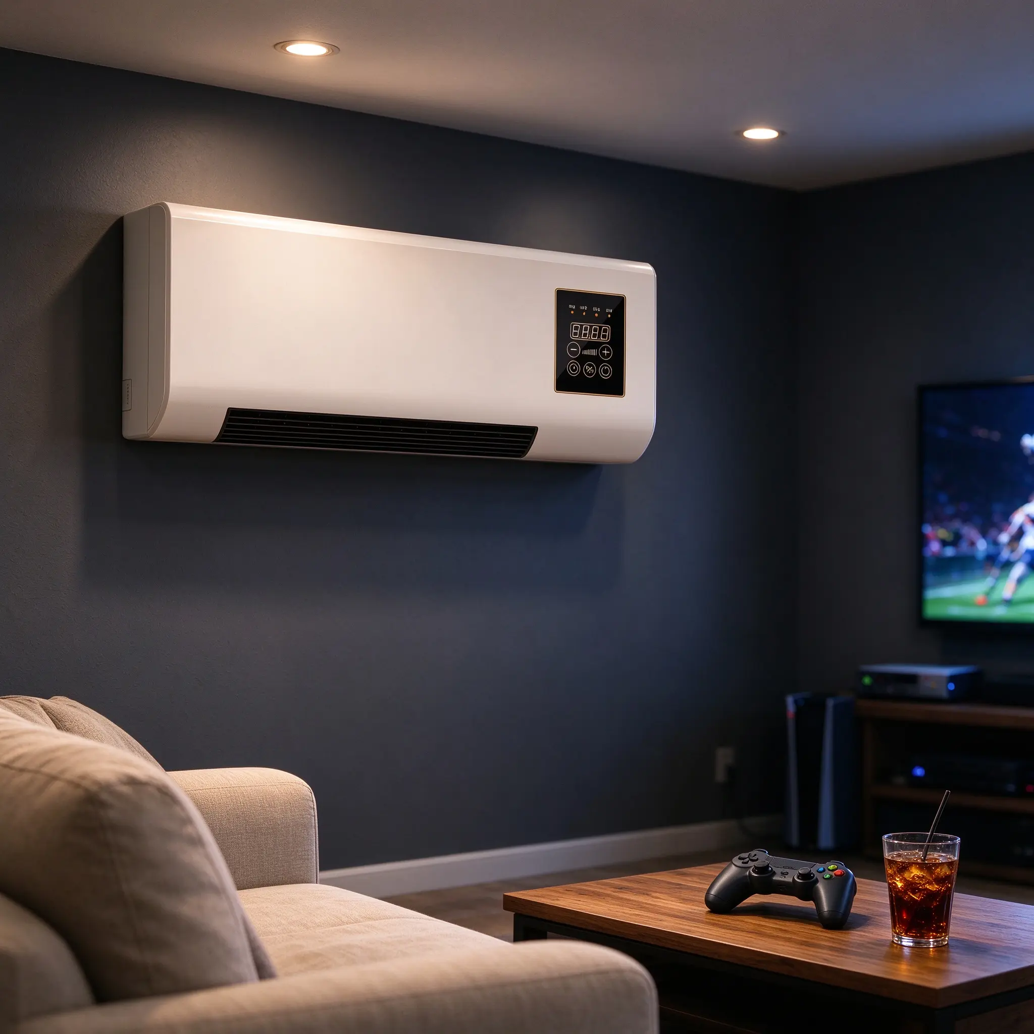 Modern Wall-Mounted Air Conditioner for Home Comfort and Efficiency