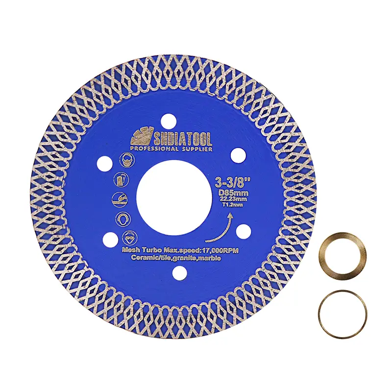 SHDIATOOL 3-3/8",4",4.5",5" Diamond Saw Blade for Cutting Porcelain Tile Ceramic Granite Marble Brick discos de diamante wheel