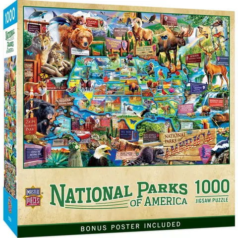 National Parks of America 1000 Piece Puzzle