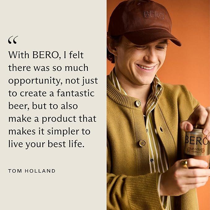 BERO Noon Wheat Seltzer - Light & Refreshing Non-Alcoholic Beverage with Crisp Body & Orange-Lime Twist - Healthy Lemon Lime Soda