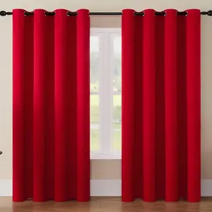 Blackout Privacy Grommet Curtains with Eyelets, Indoor & Outdoor Use, Thermal Insulation, Durable Design, Ideal for Privacy & Light Blocking
