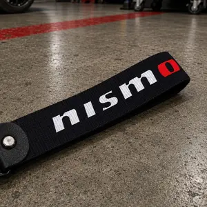 Nismo Keychain Wrist Strap, JDM Car Keychain, Racing Key Lanyard, Nissan Performance Keychain, Drift Car Accessories, Turbo Car Gift, Automotive Key Strap, Car Enthusiast Gift, Racing Inspired Key Holder, Vehicle Key Ring, Black Wrist Lanyard