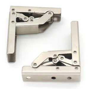 90 Degree Folding Door/Shelf Hinge Hidden Bracket Table Holder Furniture Parts