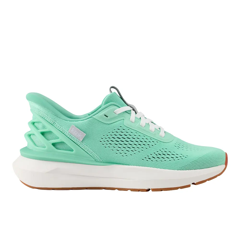 Kizik Womens Athens 2 Lace Up Sneakers Shoes Casual - Green