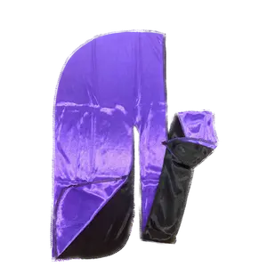 Two-Tone Durags: for Perfect 360° Waves - Superior Pure Silk Material & Ultimate Compression - Durable Construction & Suitable for All Sizes