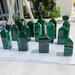 Malachite tower Home Ornament