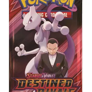 Pokémon TCG: Destined Rivals Booster Pack - Scarlet & Violet Expansion with 10 Cards & 1 Basic Energy - Perfect for Collectors & Competitive Players