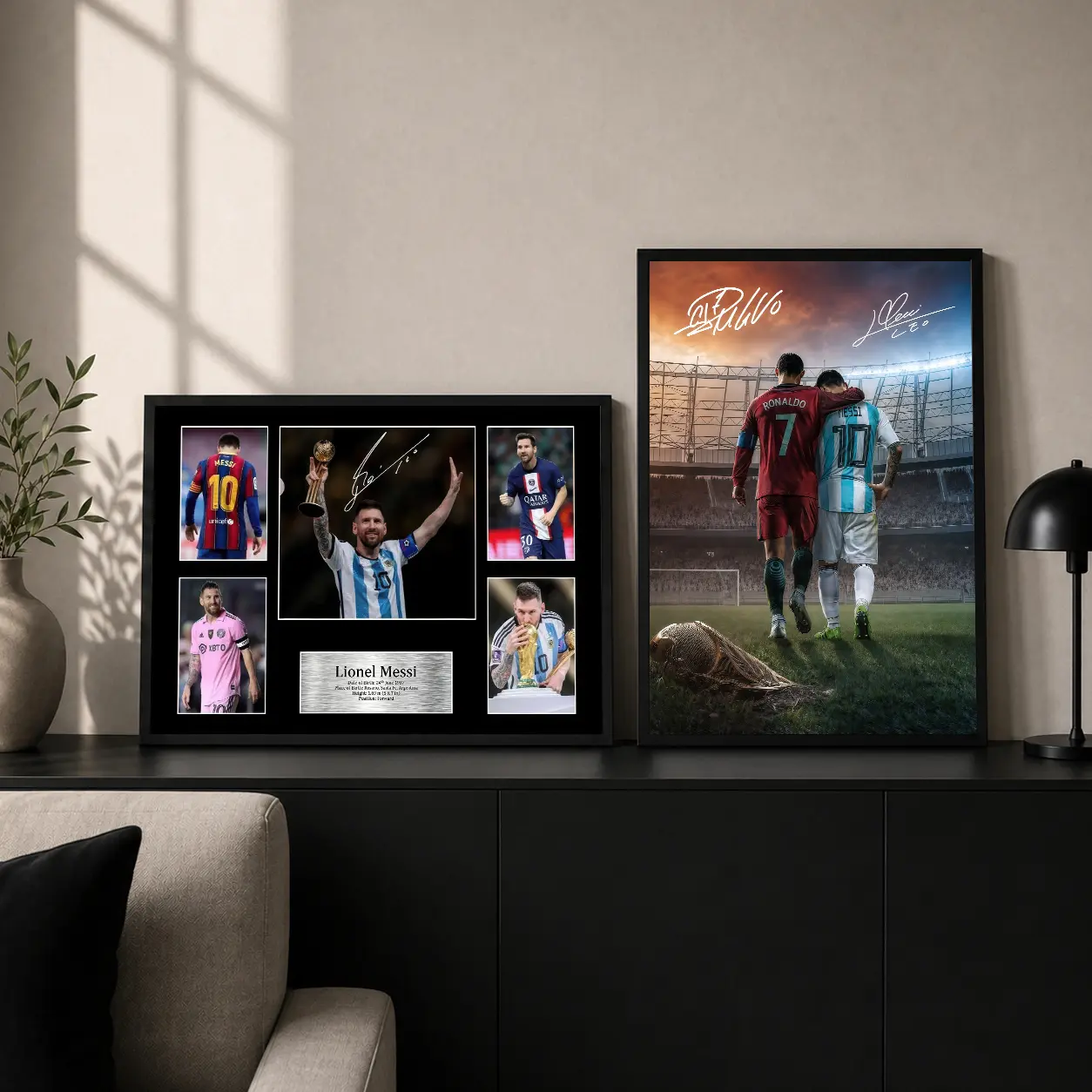 Lionel Messi Star Canvas Print Poster, Messi Decor, Soccer Sports Art, Messi Lovers Gifts, Messi Poster Decor For Dorm Boy Room Bedroom Office Home Living Room