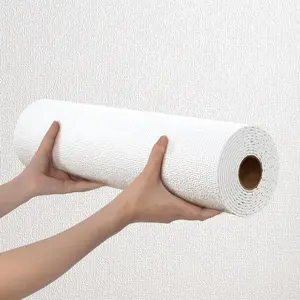 50x300cm Linen Self-Adhesive Wallpaper, Thick Waterproof Moisture-Resistant, Easy Peel-And-Stick, Budget-Friendly Cozy Home Decor