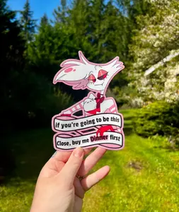 Angel Dust Hazbin Hotel Sticker